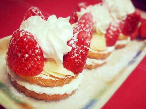 タルト生地を使った苺の簡単プチケーキ レシピ 作り方 By Rママ42 楽天レシピ タルト生地を使った苺の簡単プチケーキ レシピ 作り方 By Rママ42 楽天レシピ